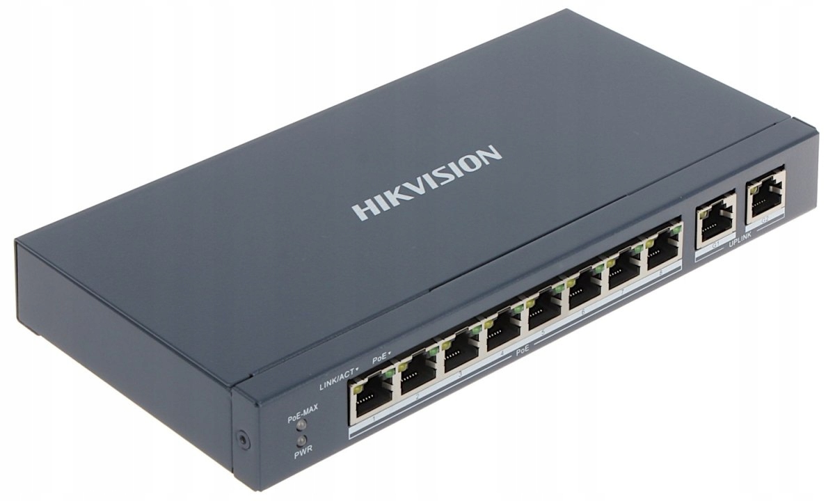 Switch Poe DS-3E0310P-E/M 8-PORTOVÝ Hikvision