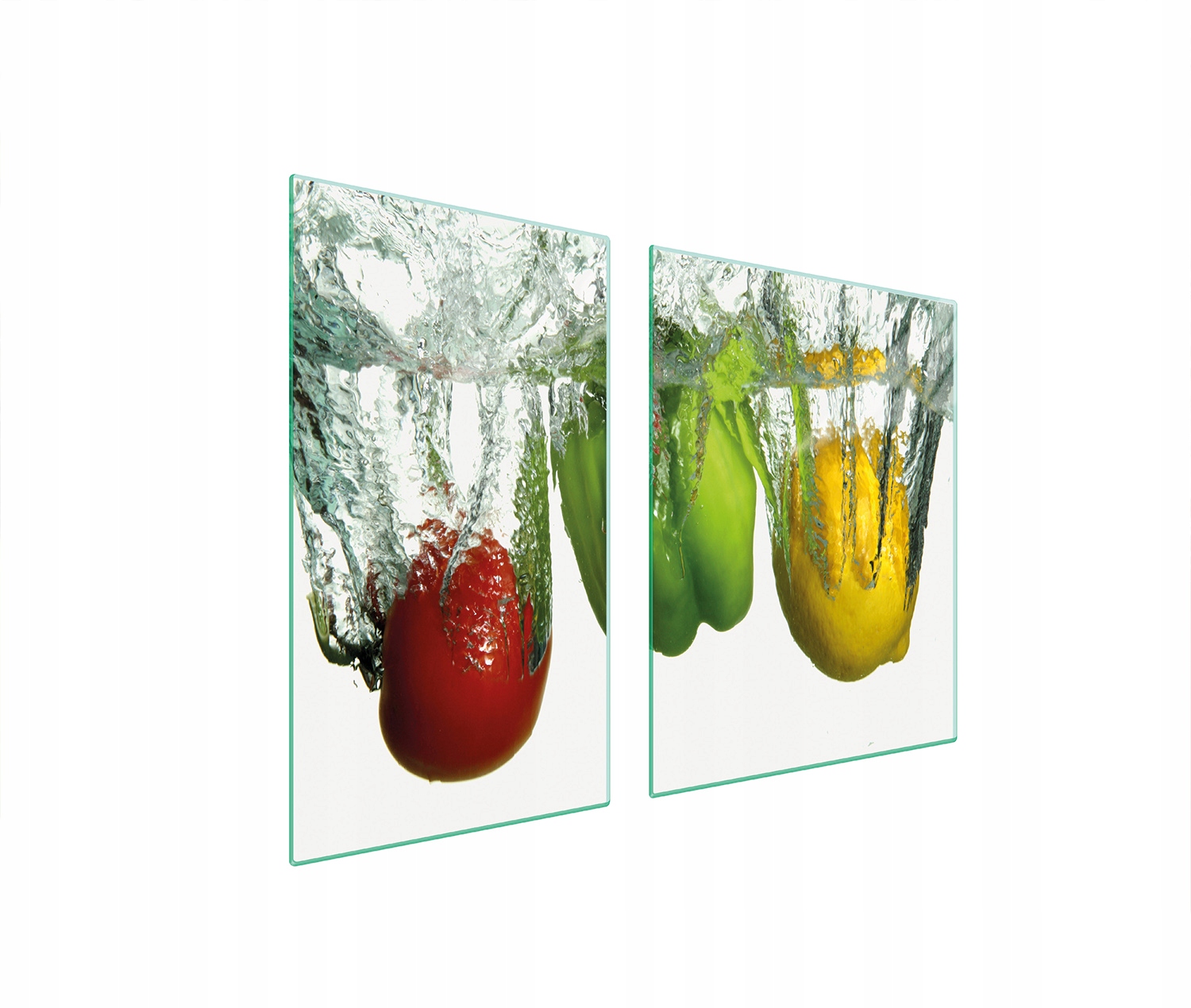 Skleněná Deska a Krájecí Prkénko 100x52 Paprika Tvrzené Sklo