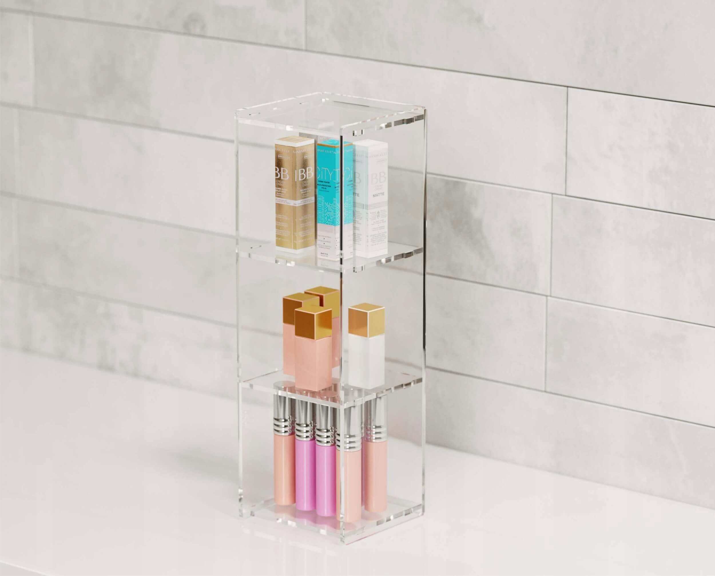 Mini gablotka stojąca witryna PLEXI PLEKSI 4mm 227x240x105 mm Marka MCJ