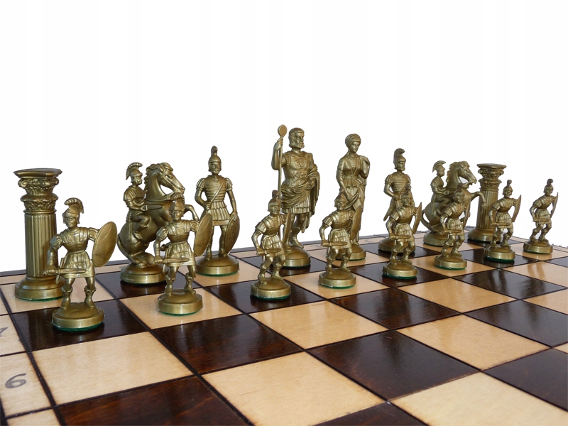 gra szachy SPARTAN inkrustowana kaseta Rodzaj szachy z tworzywa