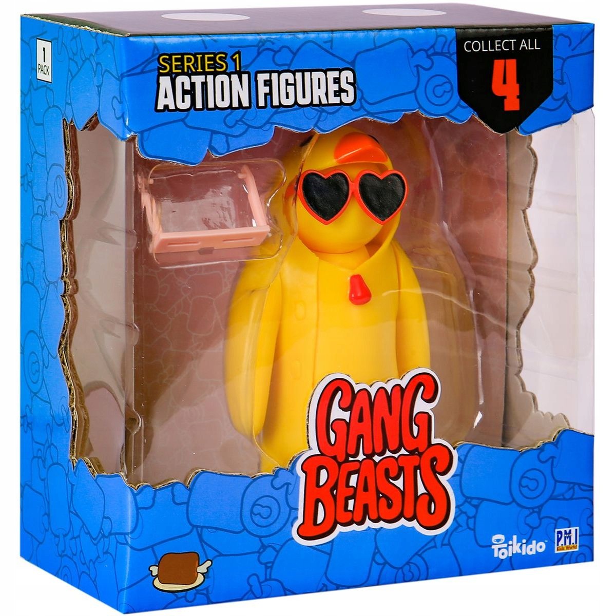 Figurka akční 11 cm Gang Beasts 1 pack série 1