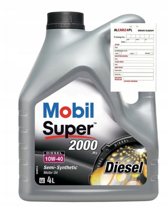 

Olej 10W40 Mobil 2000 X1 Turbo Diesel 4L