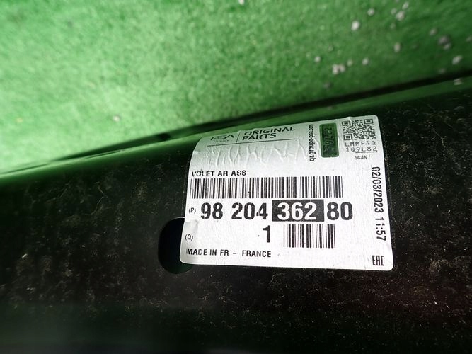BERLINGO PARTNER IV RIFTER COMBO E 18- boot doors rear part