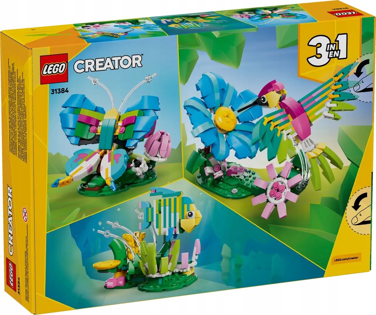 31384 Lego Creator Divoká zvířata: barevný kolibřík Lego