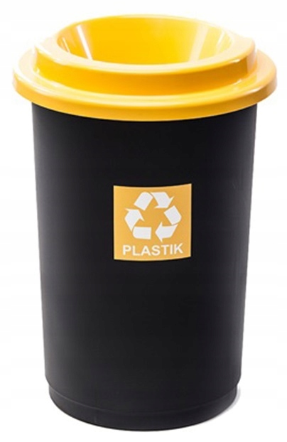 ZESTAW KOSZ do segregacji PLASTIK Eco-Bast 50l