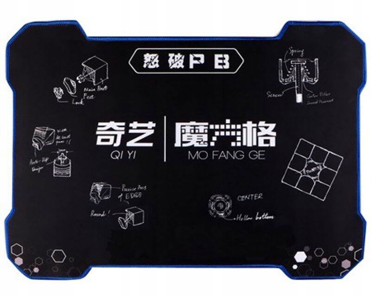 QIYI SPEEDCUBING TIMER STOPER + MATA SMALL BLACK Bohater brak