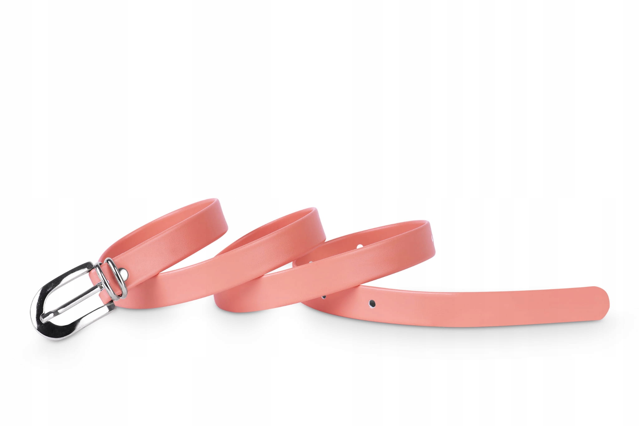 

Pasek damski klasyczny łososiowy mat 1,5 cm