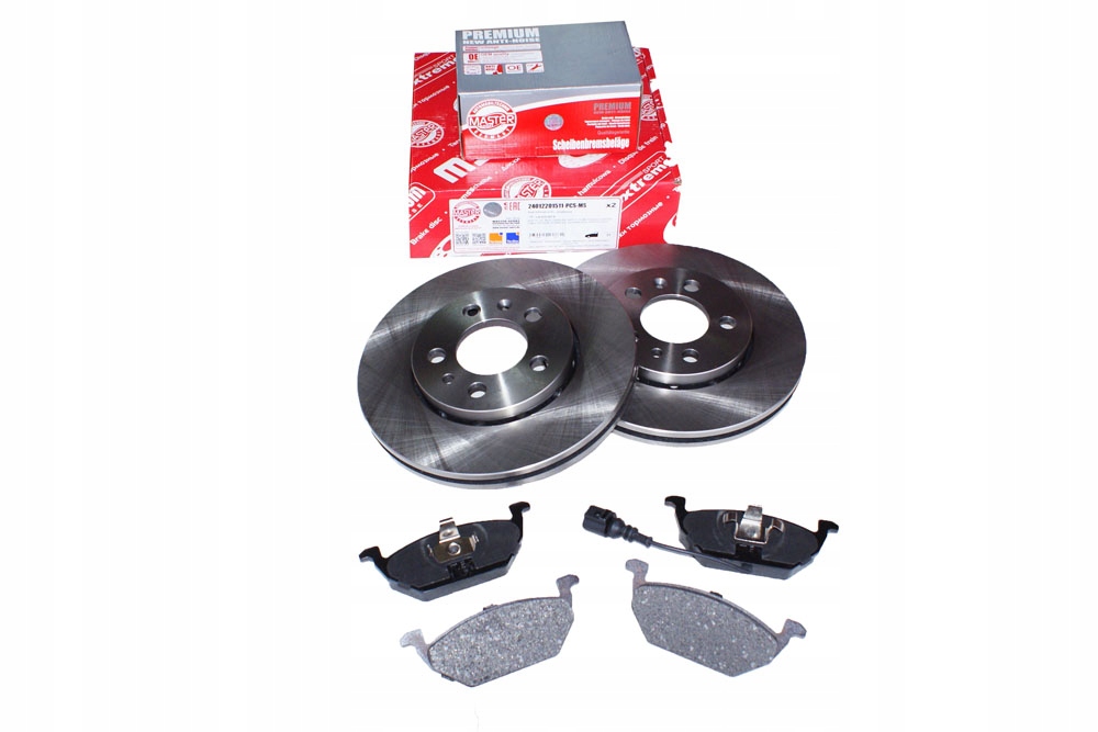 TARCZE + KLOCKI Przód SKODA FABIA I Germany 256