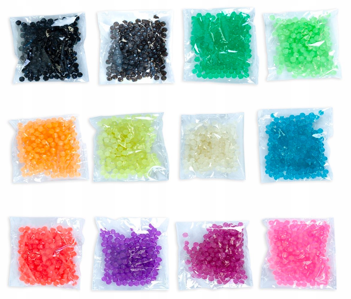 Koraliki Wodne Aqua do Spryskania La Manuli 1800 ele 12 Kolorów DIAMENTY Marka La Manuli