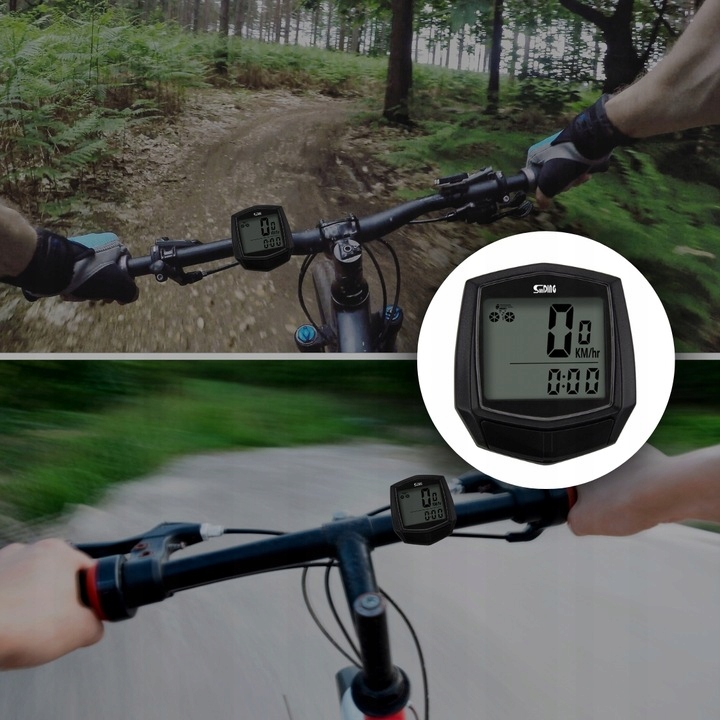 LICZNIK ROWEROWY 13 FUNKCJI LCD DO ROWERU PRĘDKOŚCIOMIERZ IP68 PRZEWODOWY EAN (GTIN) 5701015508301