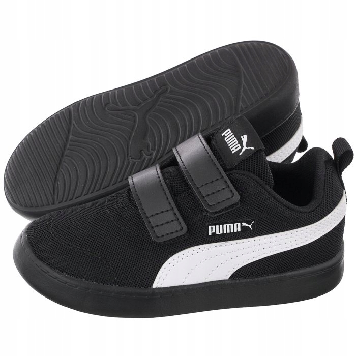 

Buty dla Dzieci Puma Courtflex Mesh 371759 Czarne