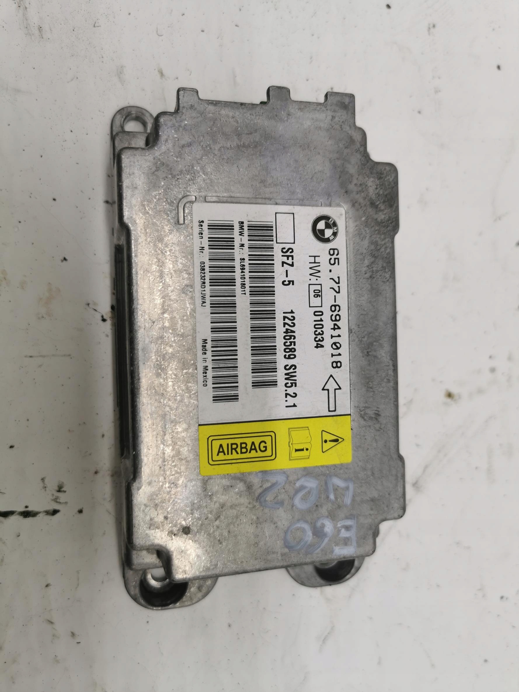modul Bedienteil AIRBAG BMW SERIA 5 E60 E61 6941018