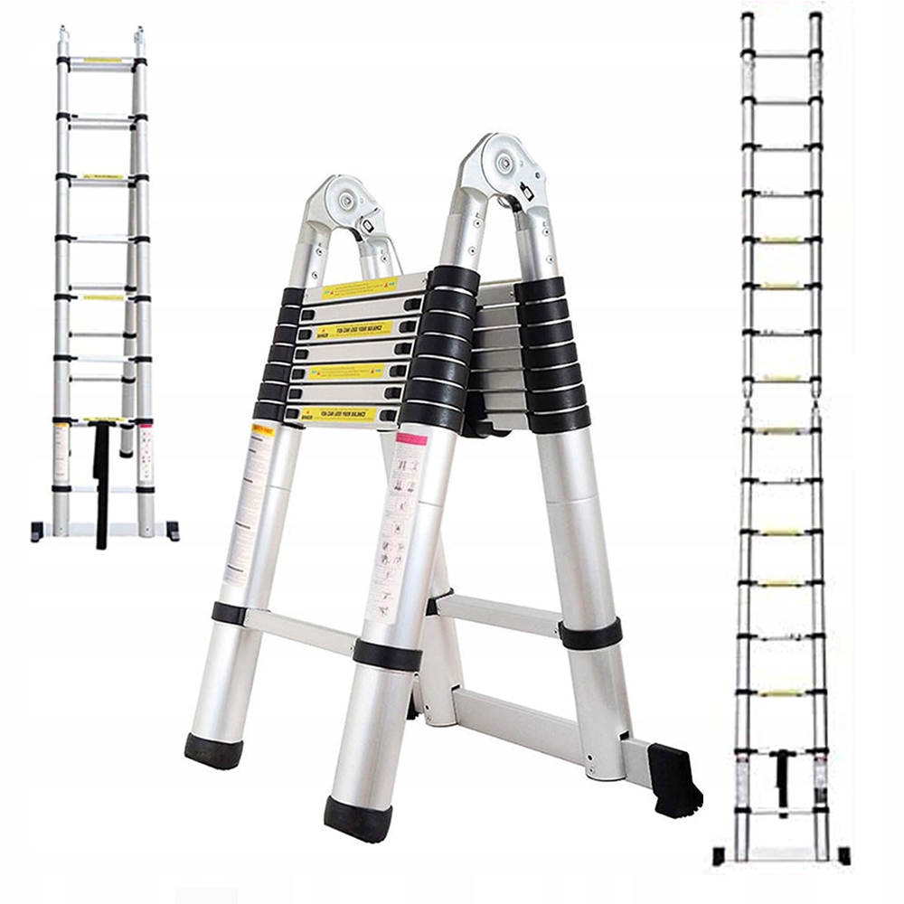 

Teleskopowa drabina składana 5 m, aluminiowa 150KG