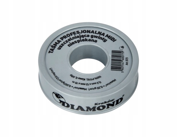 

teflon 0,2mm x 12mm x 15mb Diamond. (szary)