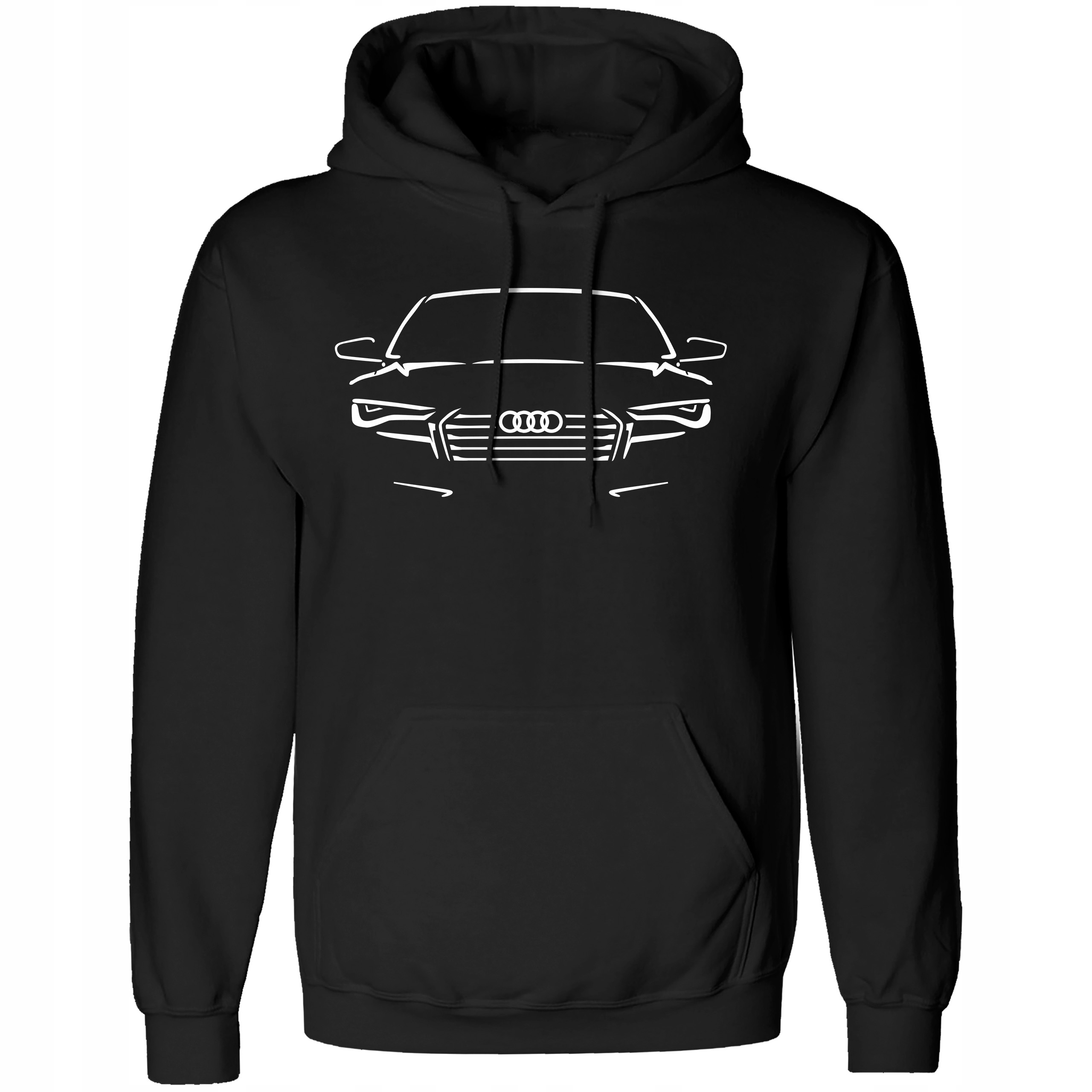 

Męska Bluza Z Kapturem Audi Logo Auto Rozmiar M