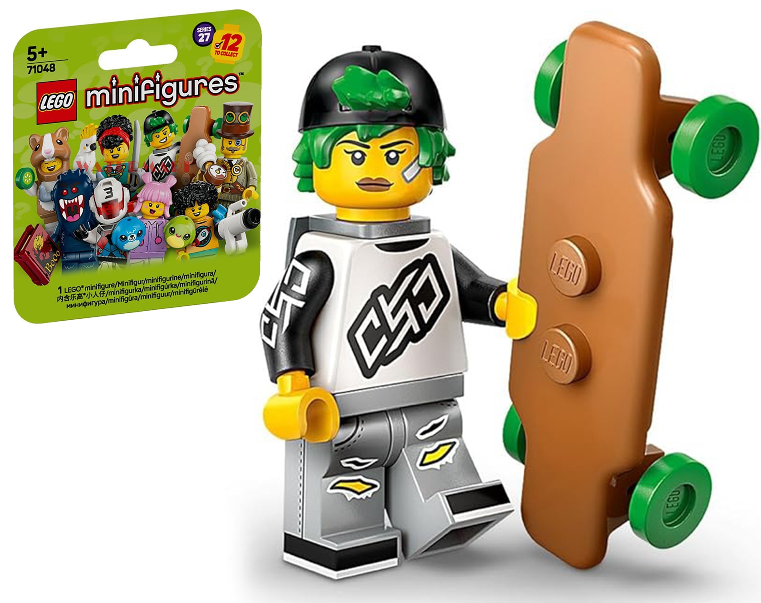 Lego Minifigures 71048 Seria 27 Longboardzistka
