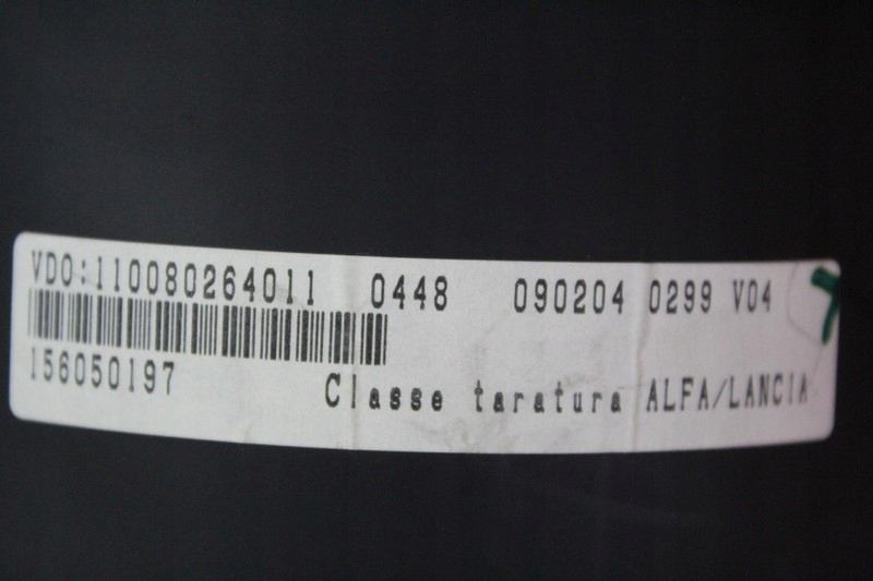 спидометр часы европа 156050197 ALFA ROMEO GT 1.9 150 ЛС 03-10