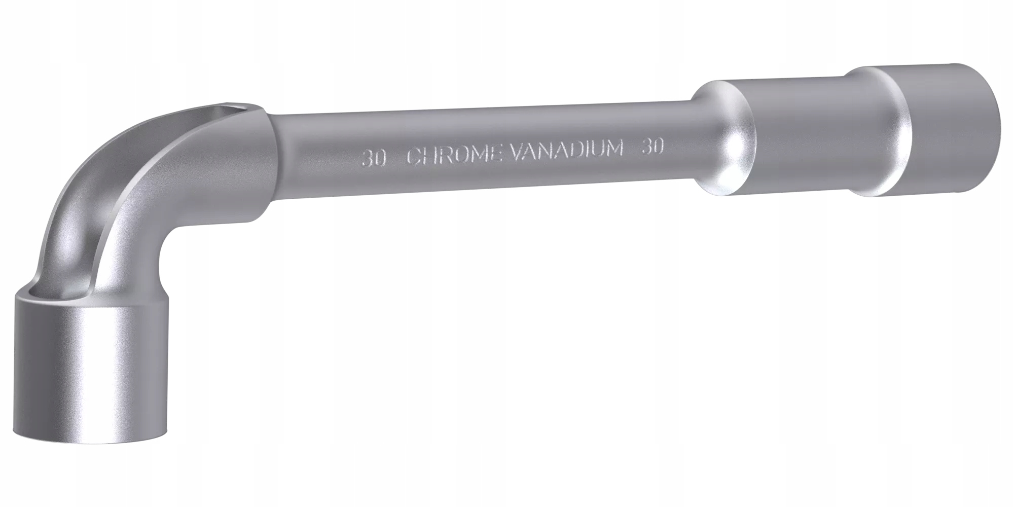 Klíč Dýmkový 30 MM Propíchnutý Nástrčný Typ L Dýmka Pro Šrouby Ocel Crv