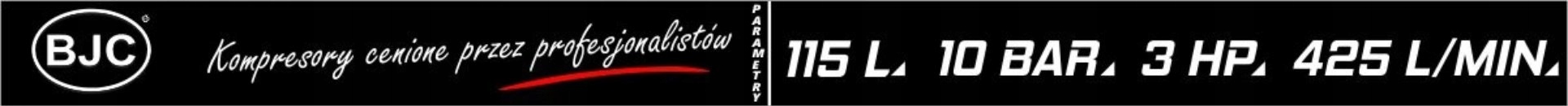 KOMPRESOR olejowy BJC sprężarka CICHY super 100 % Moc silnika 3 KM