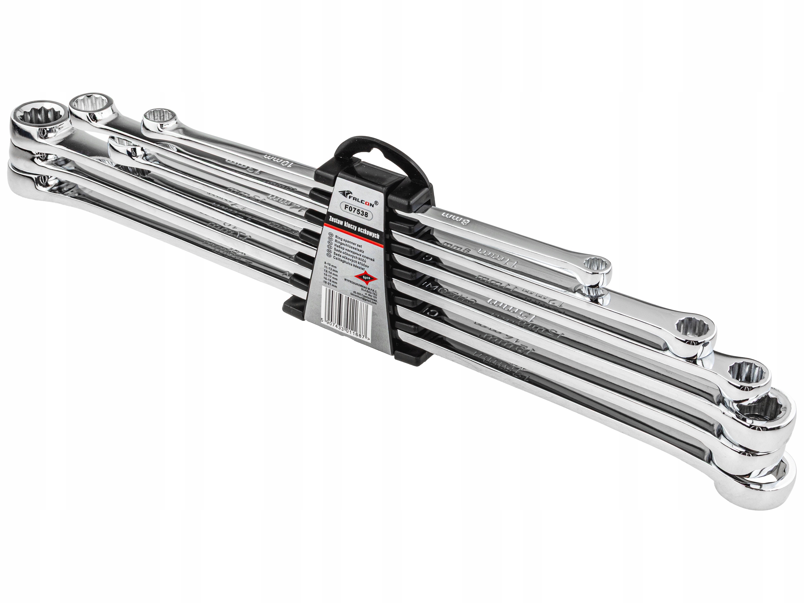 Klucze Oczkowe Proste Bardzo Długie Do Napinaczy 8-21MM Cr-v 6 El. Klucz