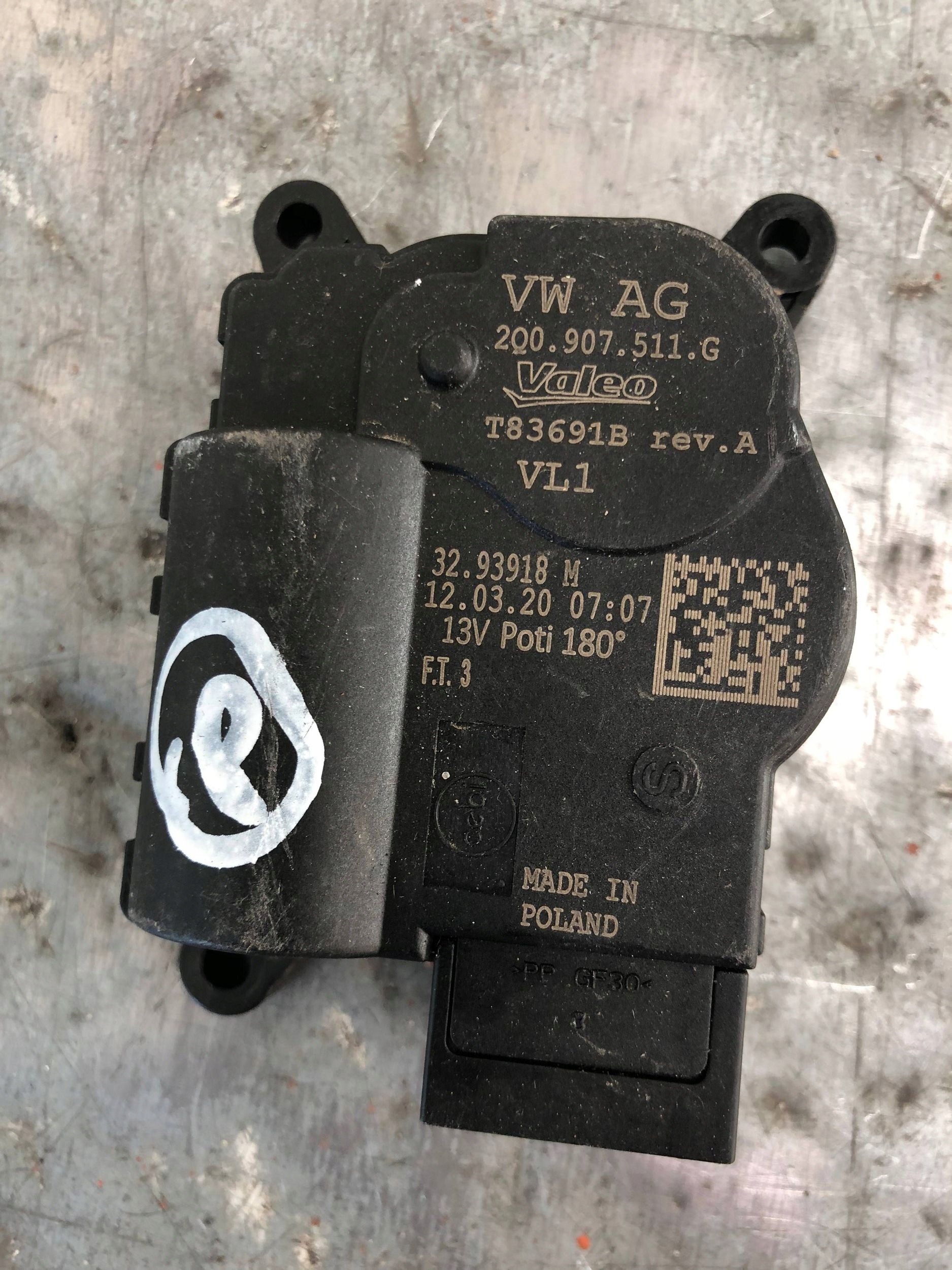Micro moteur Bloc de chauffage complet VW SKODA AUDI 2Q0907511G