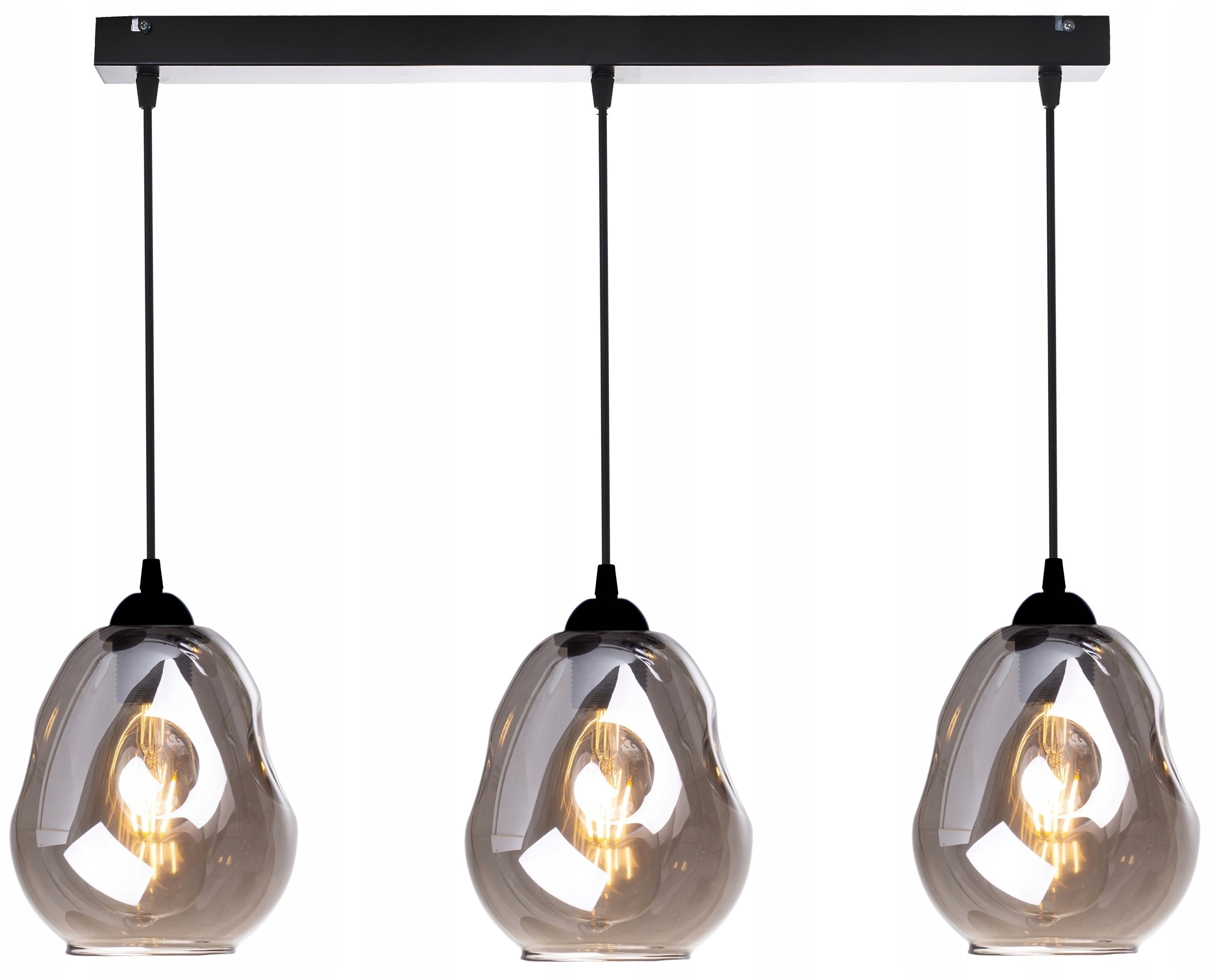 

Lampa Wisząca Sufitowa Żyrandol Plafon Led Szkło