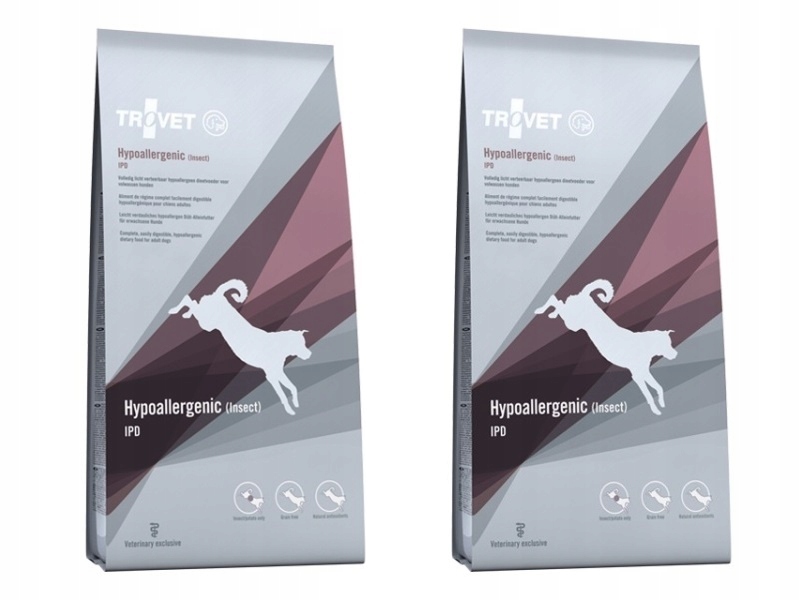 Levně Trovet Dog Ipd Hypoallergenic Insect 2x3 kg krmivo s hmyzem pro psy