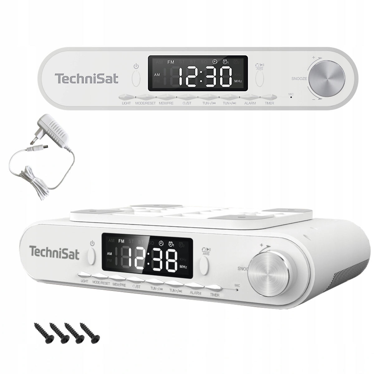 RADIO KUCHENNE PODWIESZANE PODSZAFKOWE BLUETOOTH FM LAMPKA LED TECHNISAT