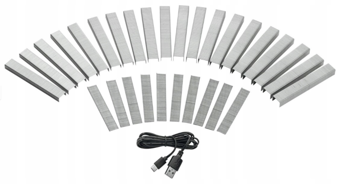 Akumulatorowy zszywacz Parkside gwoździarka 2 w 1 Zasilanie akumulatorowe