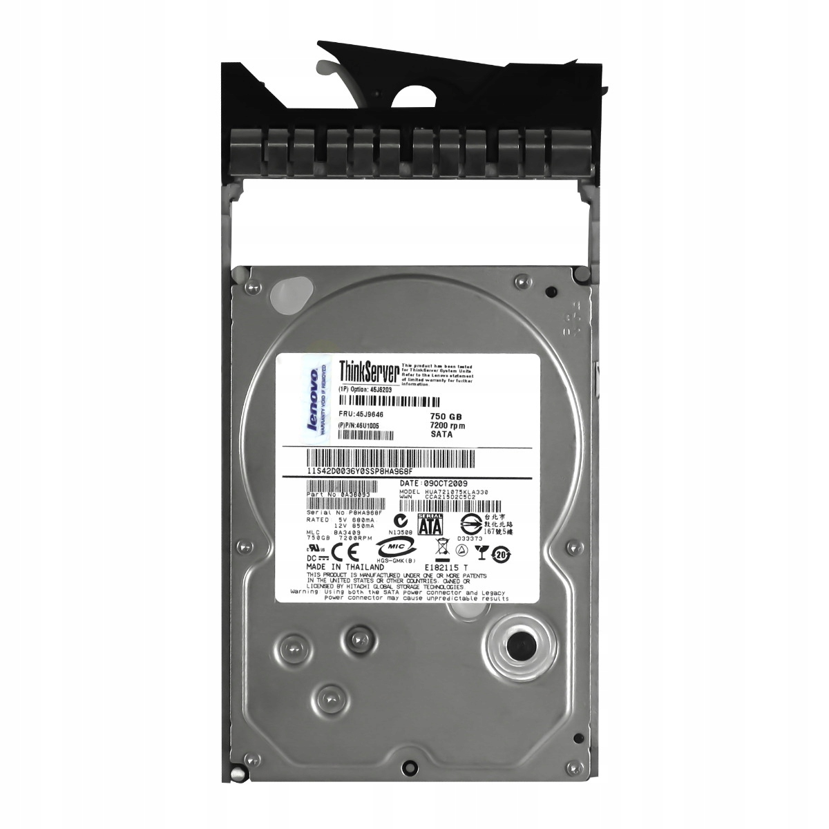 Lenovo 45J9646 46U1005 750GB 7.2K 32 Mb Sata II 3.5'' HUA721075KLA330