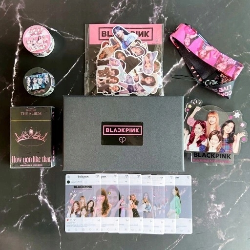 Kpop BLACKPINK Lisa Jennie Rose Jisoo Gift Box Set Marka inna