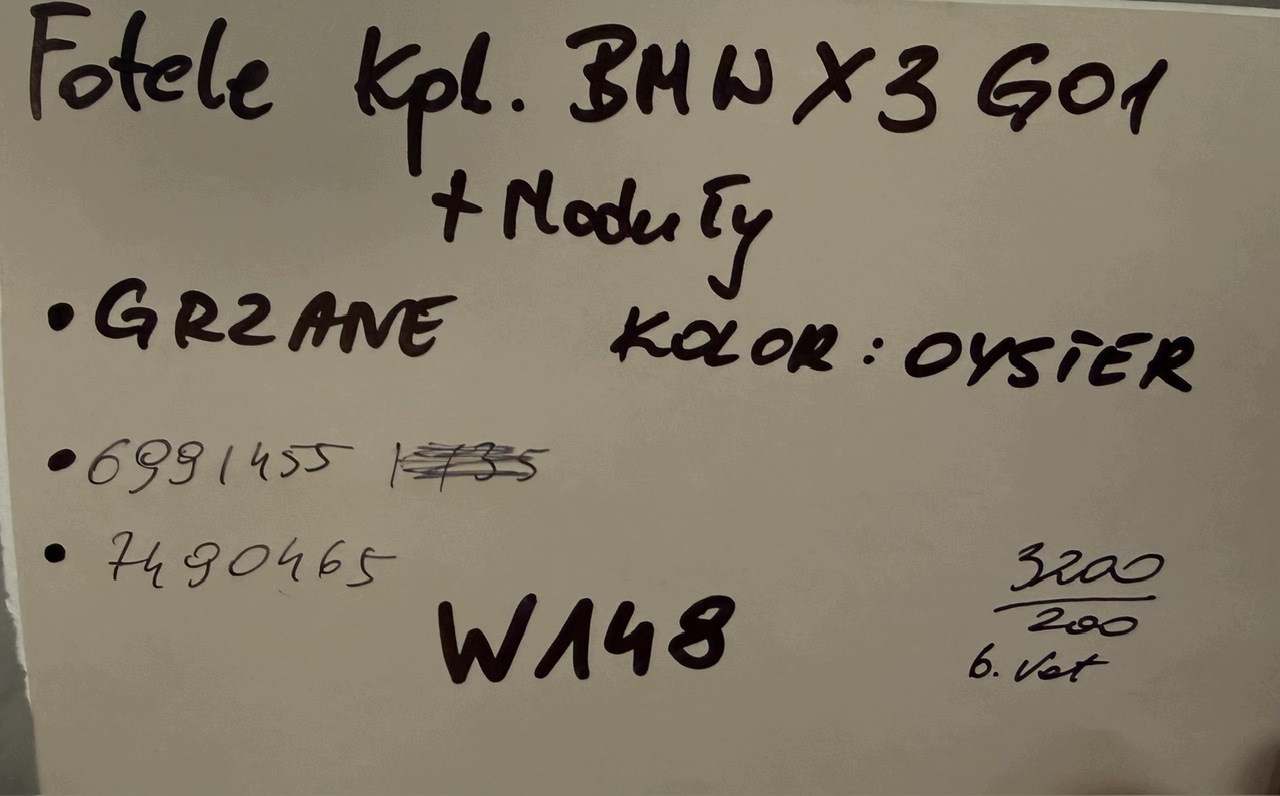 sitze KPL GRZANE DEKOR DECORY holz MODULY BMW X3 G01 1