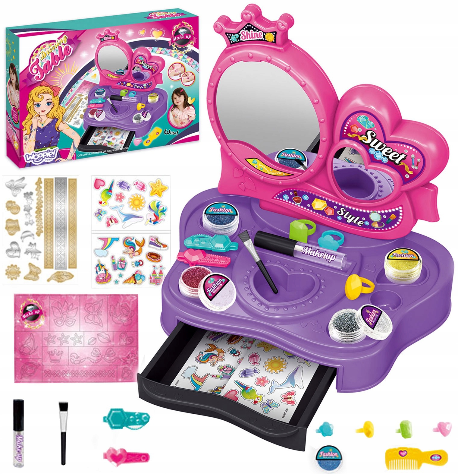 

Toaletka Dla Dziewczynki 2w1 Tatuaże Studio Woopie