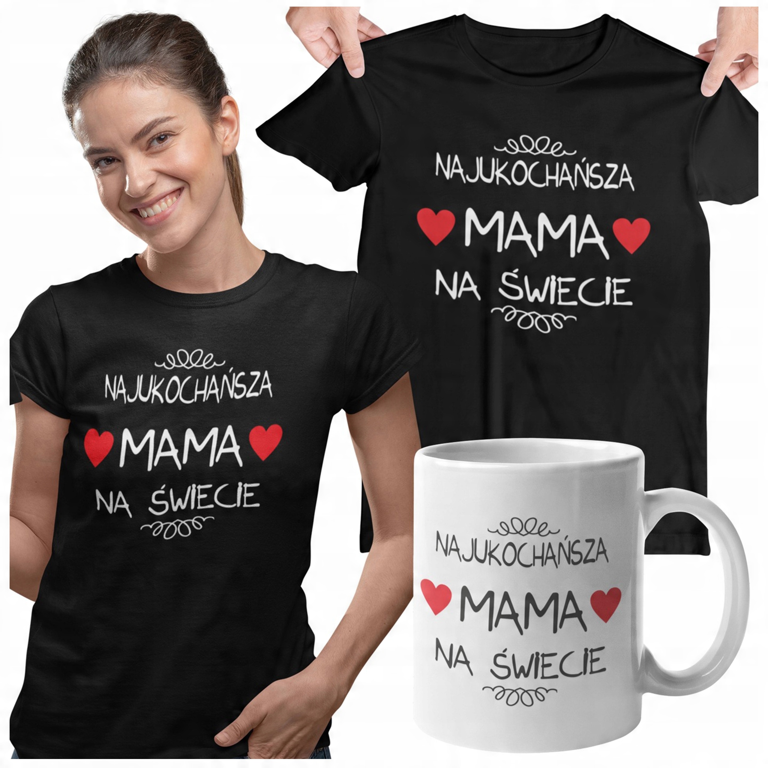

Koszulka dla Mamy Z Kubkiem Dzień Matki