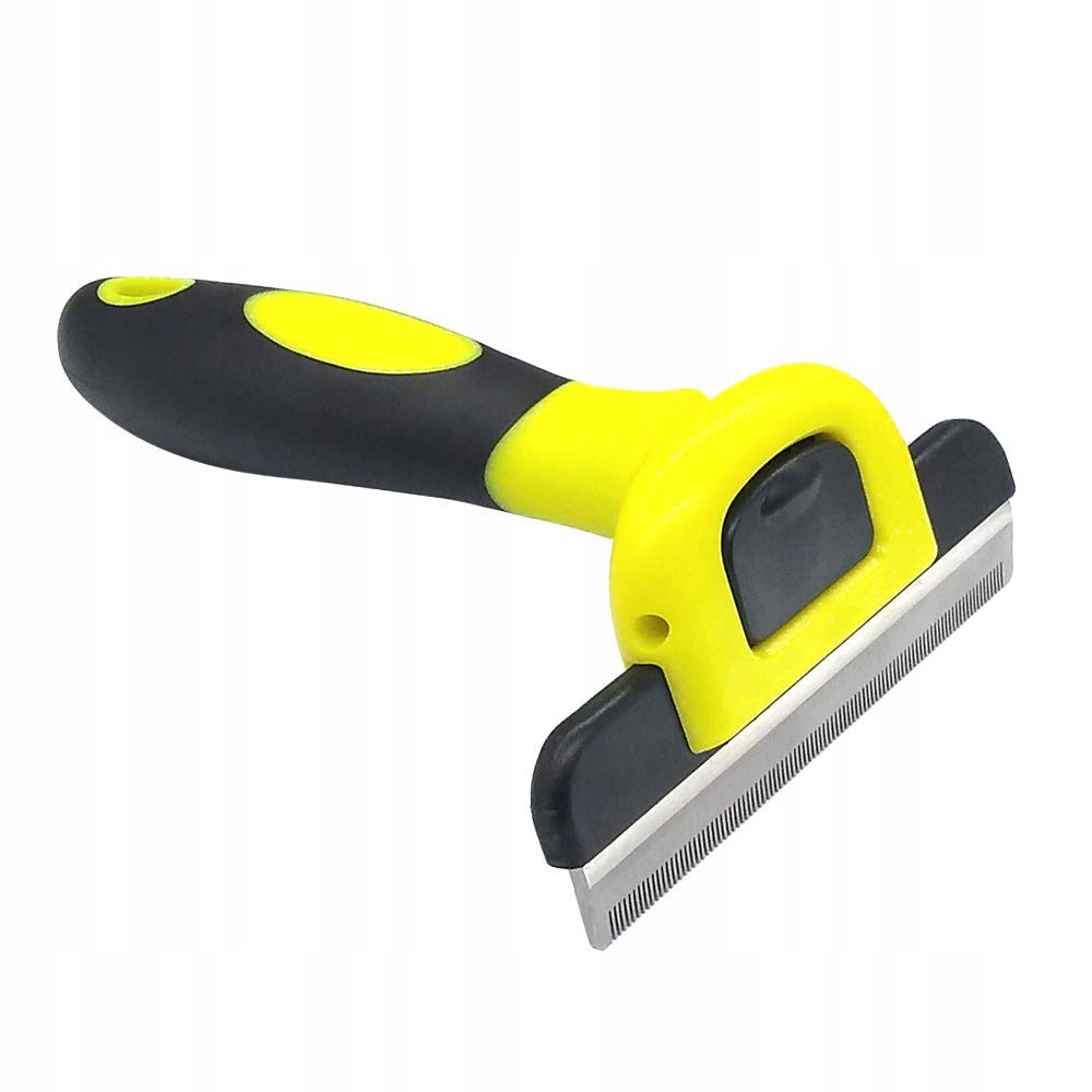 Levně Hřebenový Kartáč Pro Psa Kočku Žlutý Péče O Srst Pro Zvířata Domov