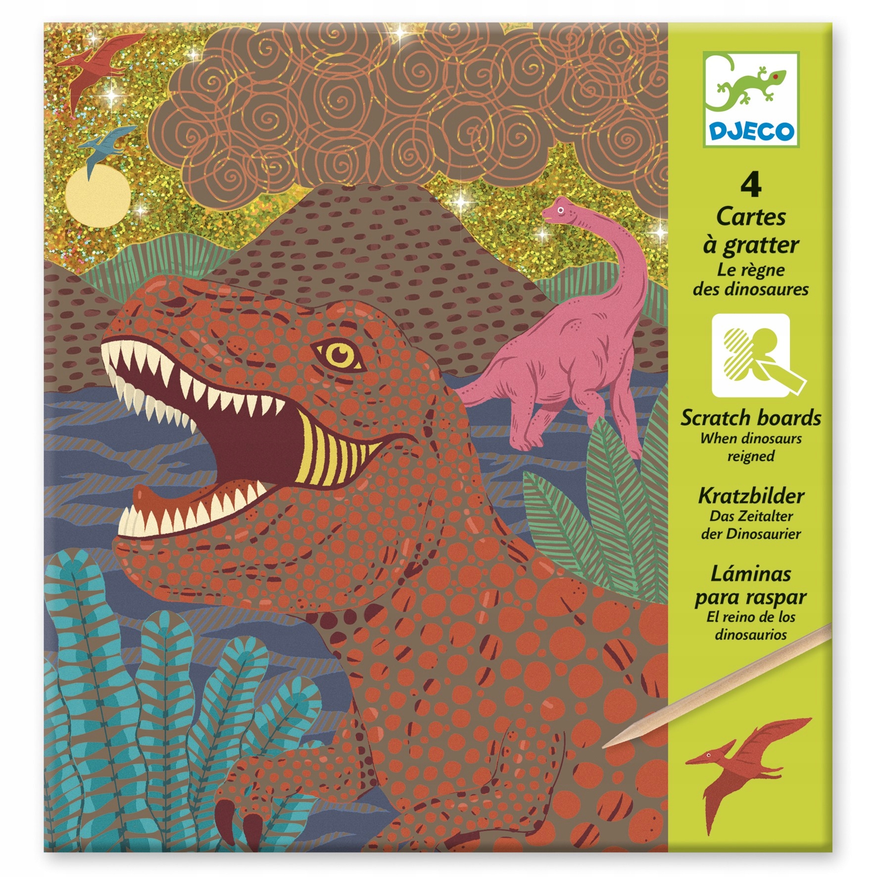

Djeco Scrach-art Wydrapywanka Dinozaury 09726