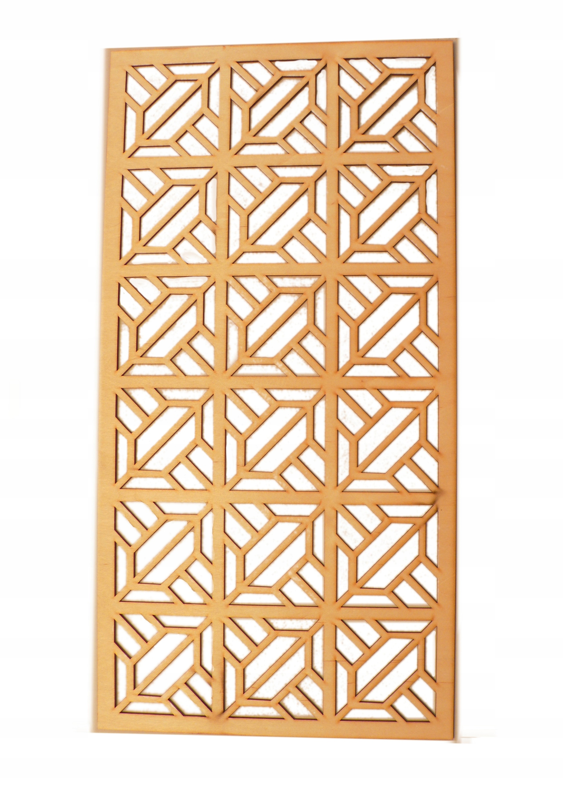 

Panel Ażurowy Dekoracja Kwiat 59 x 29 cm Na Wymiar
