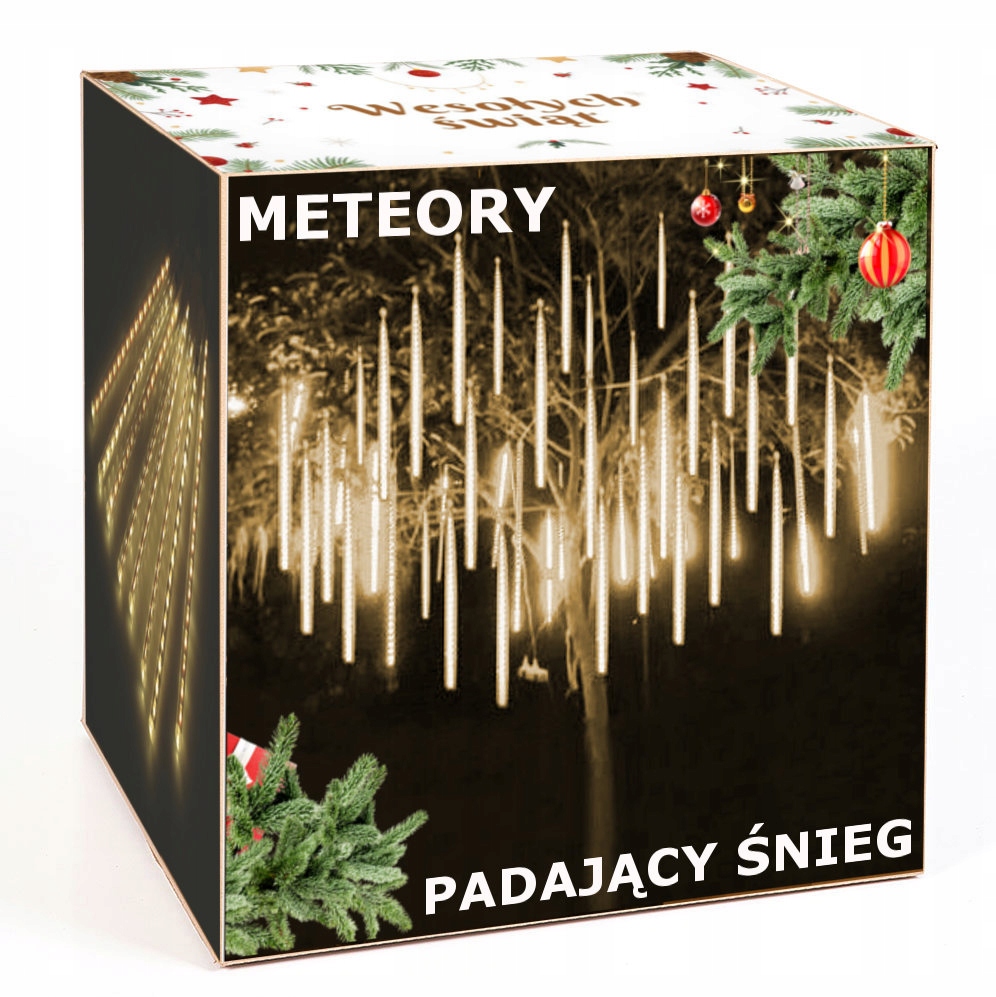 

Sople Meteory Led Lampki Padający Śnieg 50cm IP44