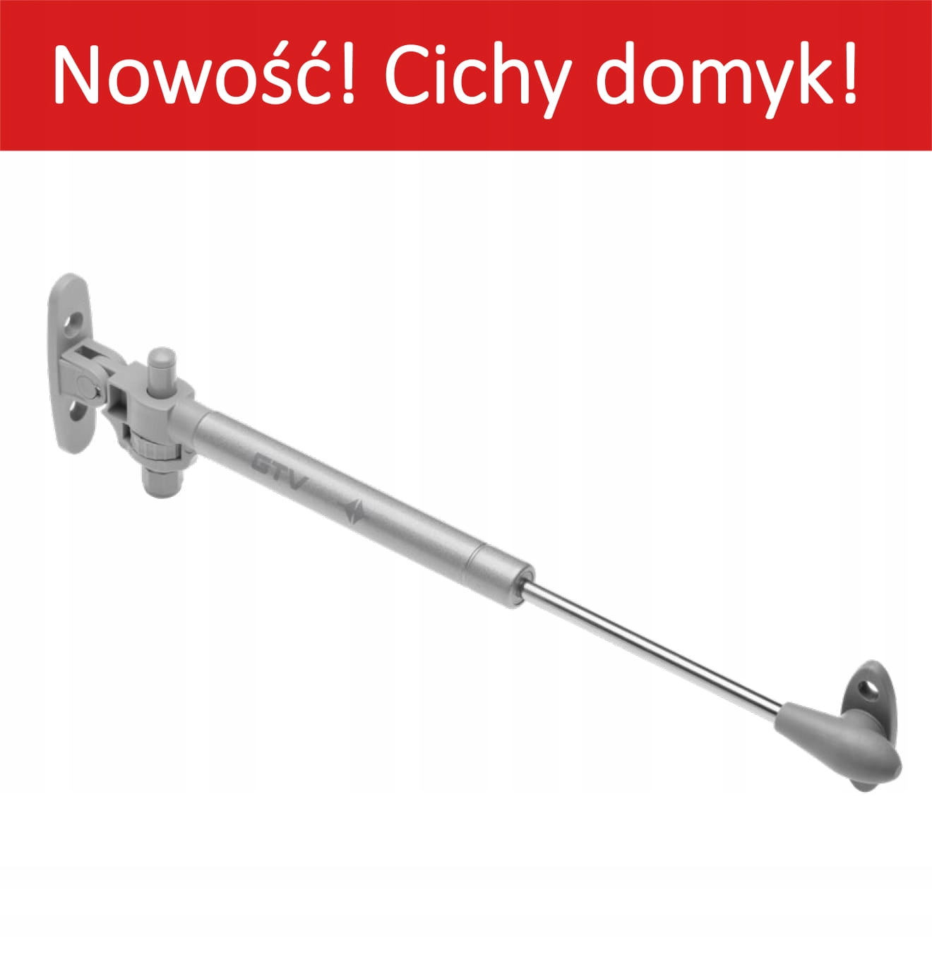 

Podnośnik gazowy do szafki Gtv 150N cichy domyk
