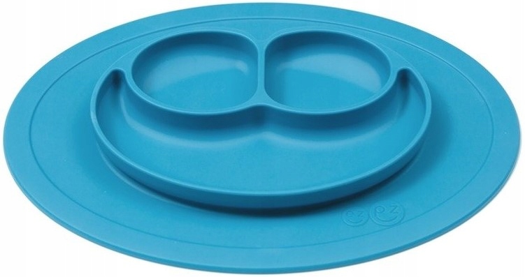 EZPZ Silikonowy talerzyk mały 2w1 Mini Mat niebies Rodzaj talerzyk