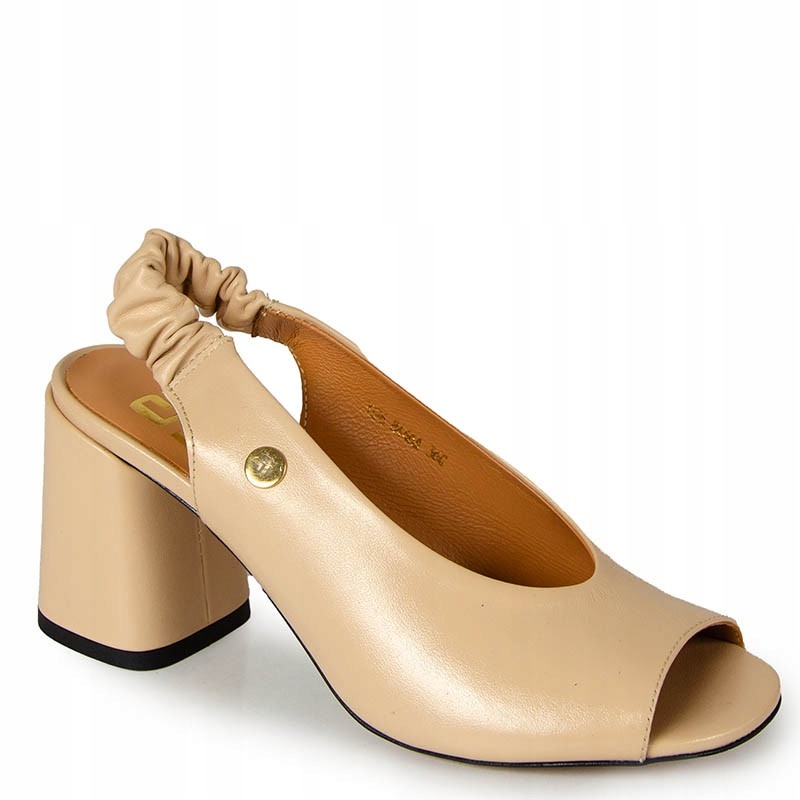 Simen 8446A Béžové Kožené Lodičky 38