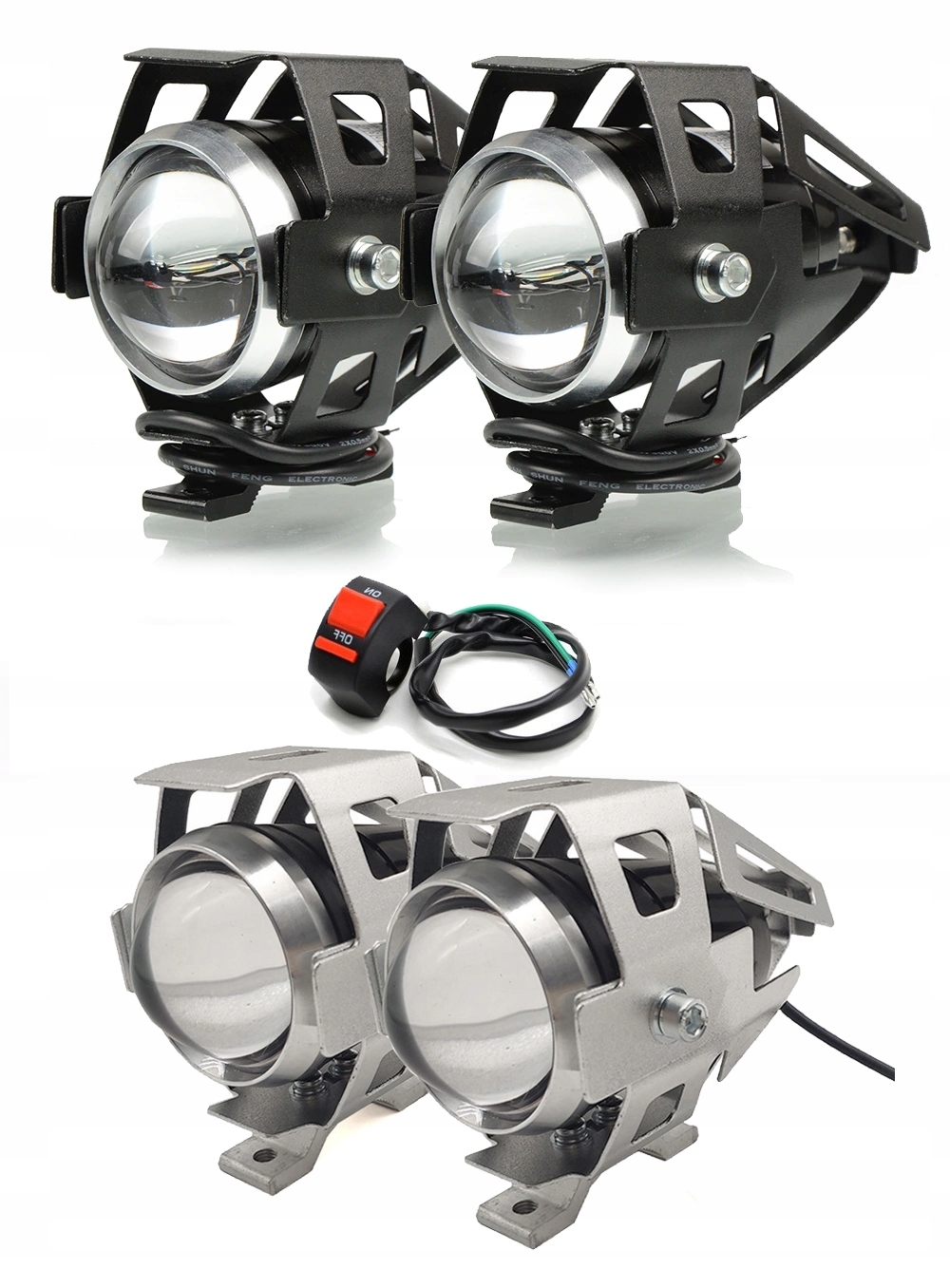 

Halogeny motocyklowe lampy reflektory lightbar Led