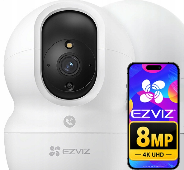 WiFi kamera Ezviz CP1 Pro 8MPx 4K Chůvička Otočná Audio AutoTracking