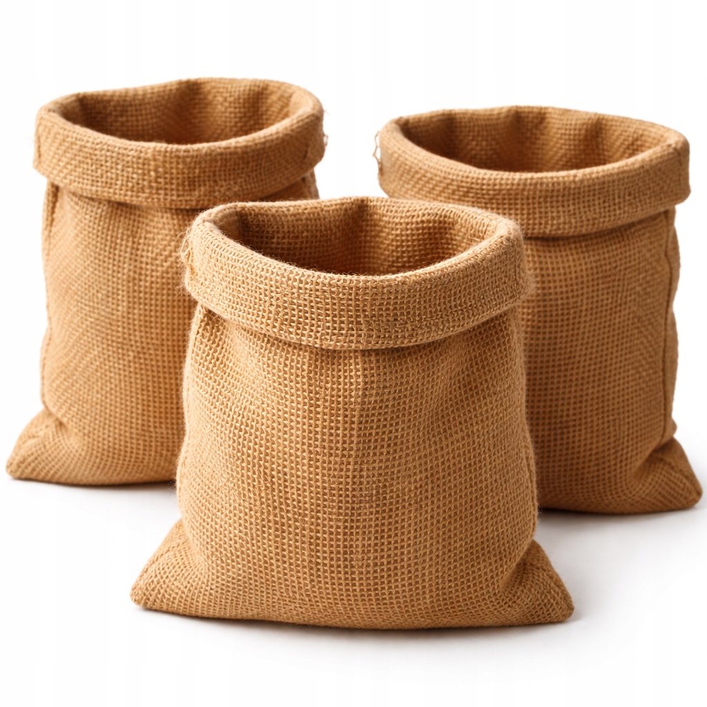 Jutové sáčky 85x50 cm 20 ks jutový sáček přírodní silný eko