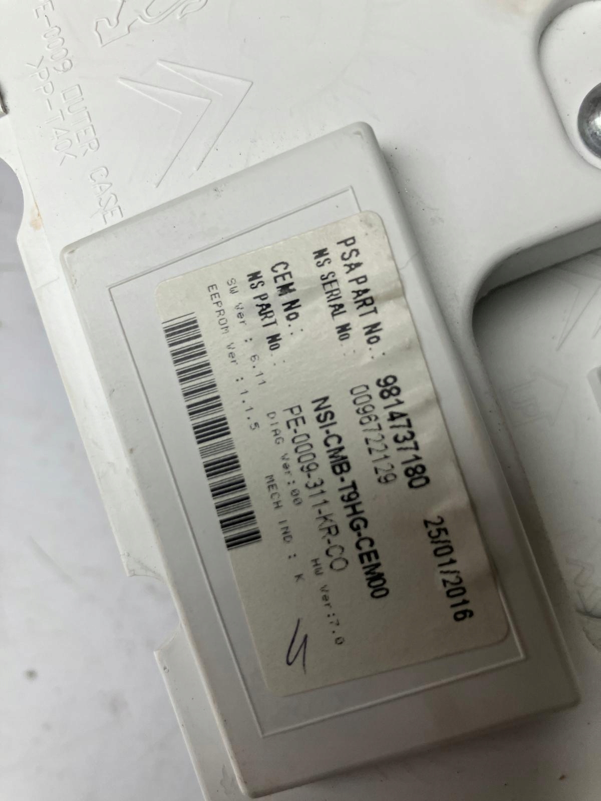 dials dials PEUGEOT 308 T9 9814737180