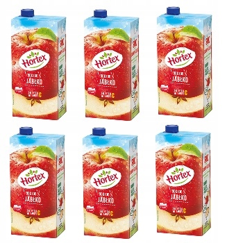 6x 2L Hortex sok jabłkowy Zgrzewka