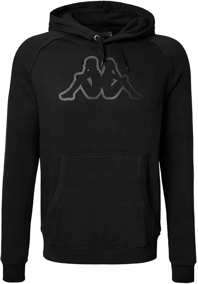 Bluza Męska Sportowa Z Kapturem Kappa Zaiver Czarna Rozmiar S
