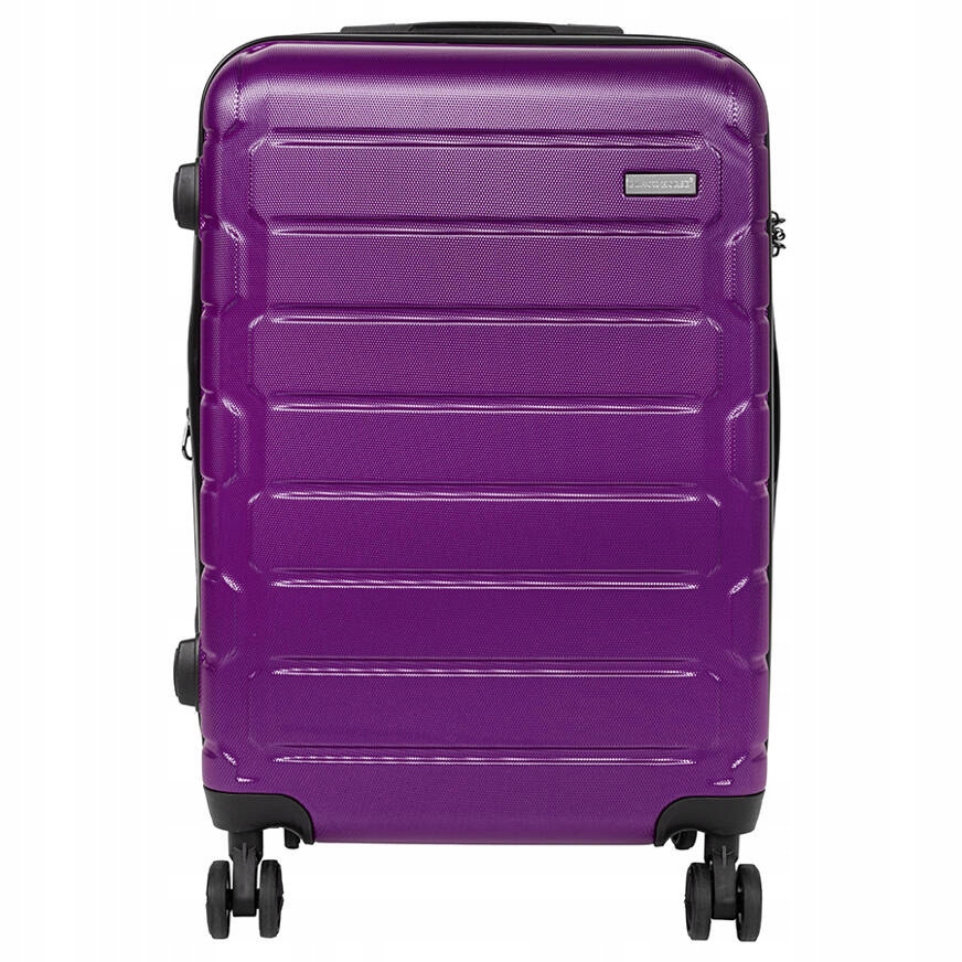 BLACK HORSE FIOLETOWY ZESTAW WALIZKA ŚREDNIA + KUFEREK KOSMETYCZKA Kod producenta PT-0069-24-14 PURPLE