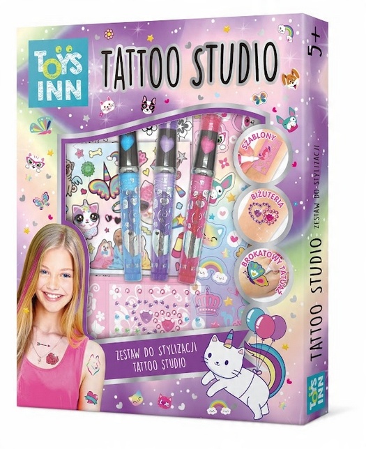 

Studio Tatuażu Pets tatuaże brokatowe dla dzieci