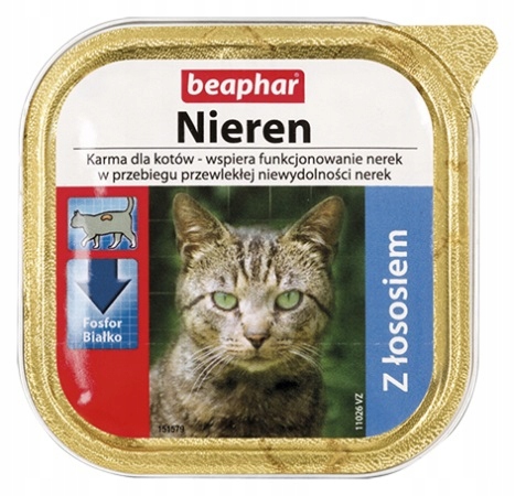 

Beaphar Nieren Z łososiem dla kotów 100g 11026